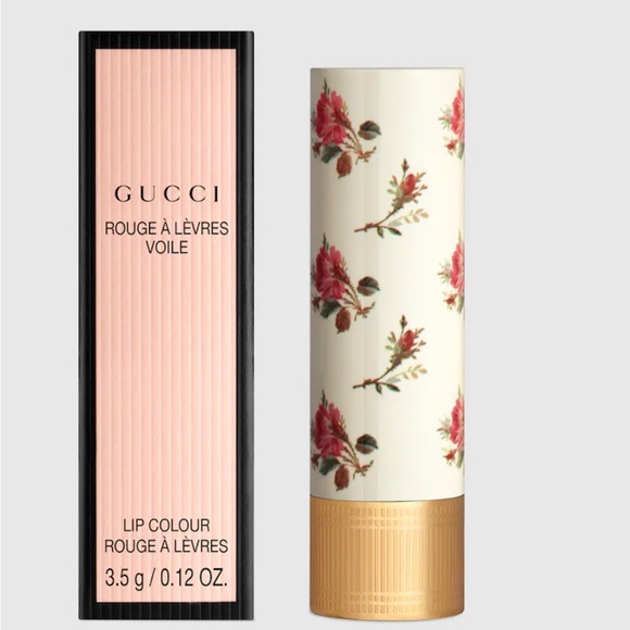 GUCCI ROUGE À LÈVRES VOILE LIPSTICK - GOLDIE RED - Picture 2 of 5